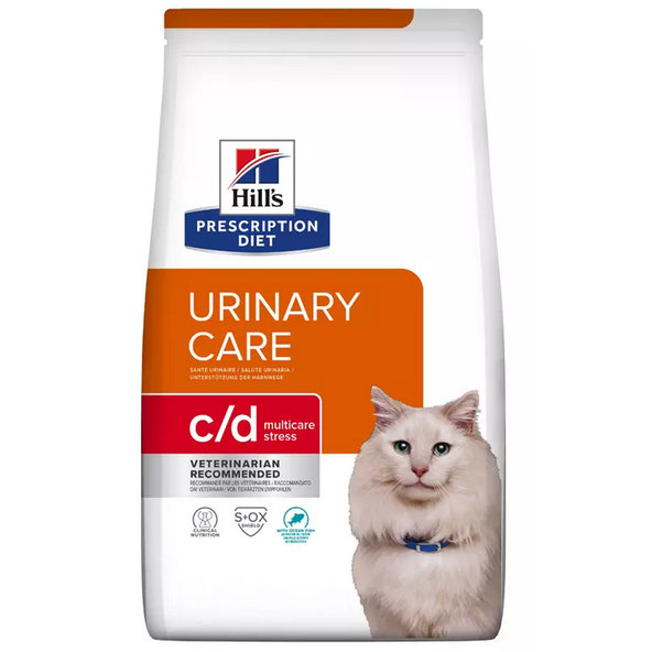 Hill's PD Feline c/d Urinary Stress Sea Fish granule pro kočky 8 kg