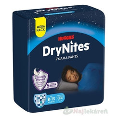 Huggies DryNites L Mega kalhotky pro chlapce 8–13 let 30–48 kg 23 ks