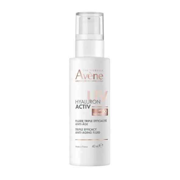 AVENE Hyaluron Activ UV Anti-Age fluid SPF 50 s trojitým účinkem 40 ml