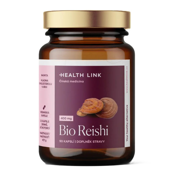 Health Link Reishi BIO 400 mg 90 kapslí