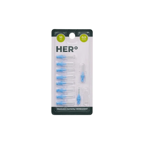 Herbadent Hero Electra mezizubní kartáčky 0,5 mm 10 ks