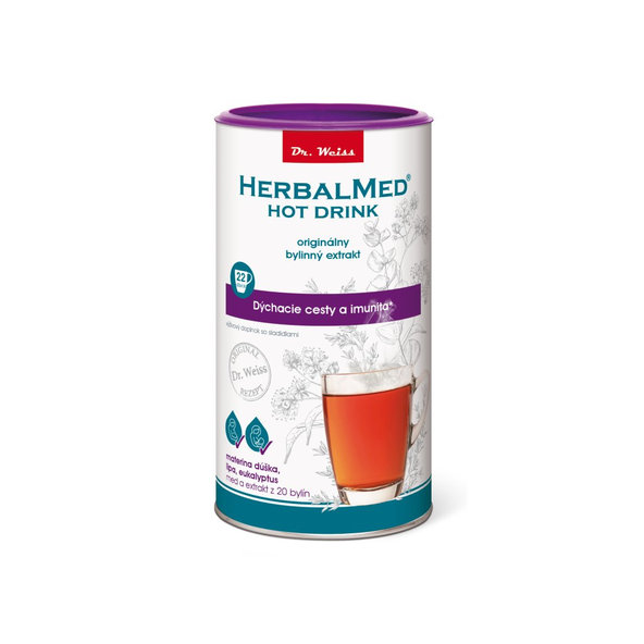 Herbalmed HOT DRINK Dr. Weiss – dýchací cesty a imunita 180 g