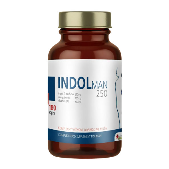 Indol Man 250 akce set 120+60 kapslí