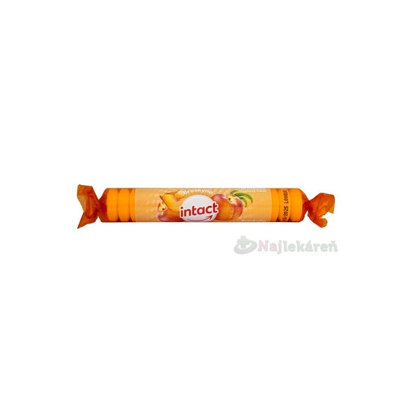 Intact hroznový cukr broskev 40 g