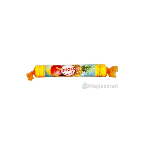 Intact hroznový cukr Tropic 17 pastilek 40 g