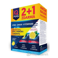 IQ Mag Hořčík 375 mg + vitamin B6 3x20 šumivých tablet