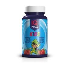 IQ Mag Kids Hořčík mořský jahoda 90 tablet