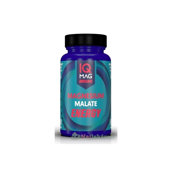 IQ Mag Organic Energy Hořčík + vitamin B6 90 kapslí