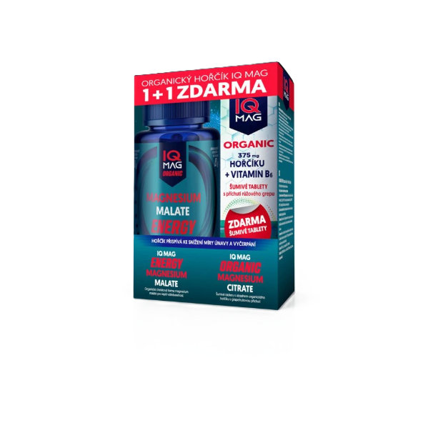 IQ Mag ENERGY 1+1 magnézium malát + vitamín B6
