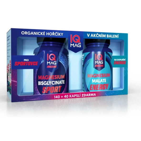 IQ Mag Sport + Energy 180 kapslí