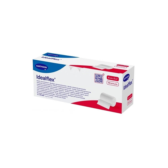 Idealflex elastické krátkotažné obinadlo 6 cm × 5 m 1 bal.