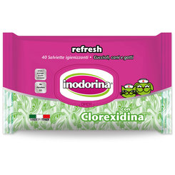 Inodorina čisticí vlhčené ubrousky s chlorhexidinem 40 ks