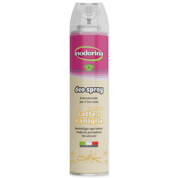 Inodorina deodorant na srst pro psy, Mléko a Vanilka 300 ml