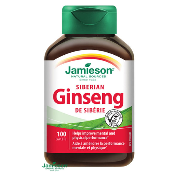 Jamieson Sibiřský ženšen 650 mg 100 tablet