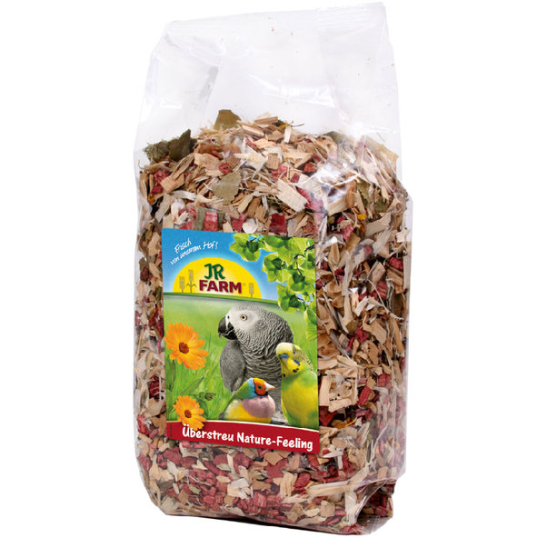 JR FARM přírodní podestýlka pro papoušky 500 g