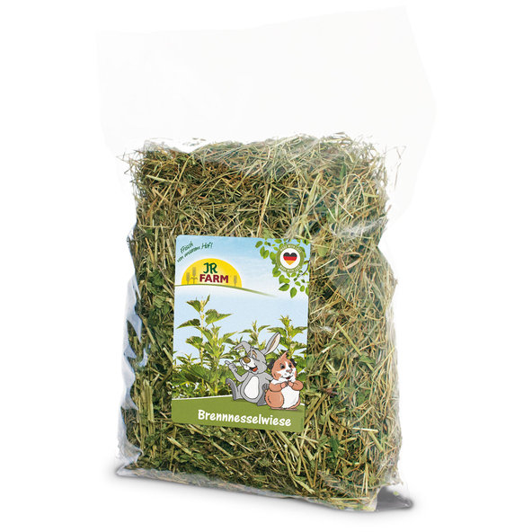 JR FARM seno s kopřivou pro králíky a hlodavce 500 g