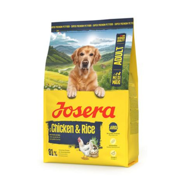 Josera krmivo pro psy Adult Medium&Maxi kuře a rýže 3 kg
