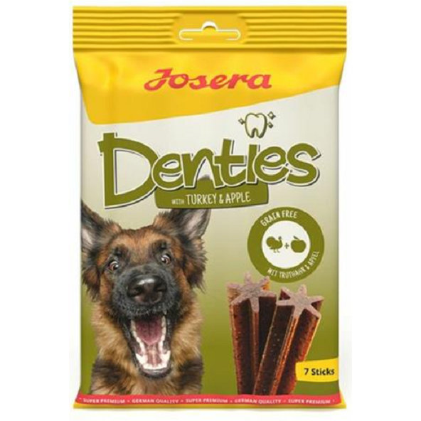 Josera pochoutka pro psy Denties krůtí s jablkem 180 g