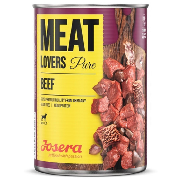 Josera konzerva pro psy Meat Lovers hovězí 400 g