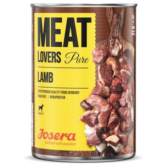 Josera konzerva pro psy Meat Lovers jehněčí 800 g