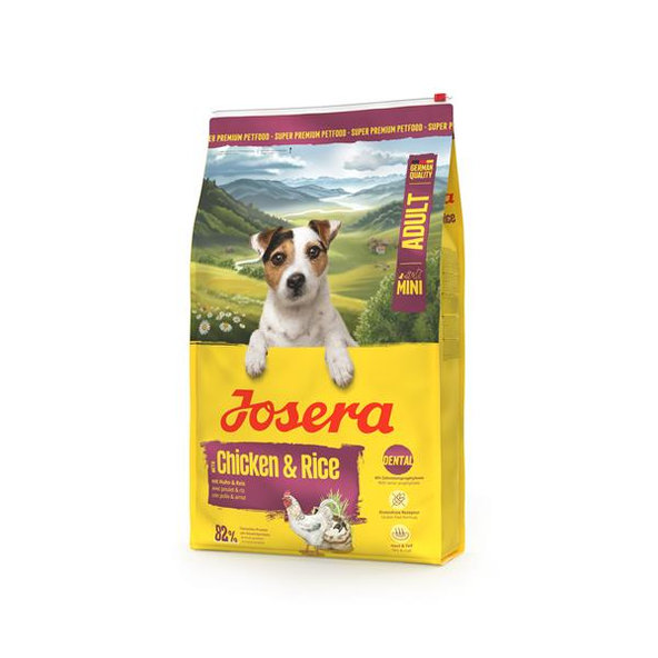 Josera krmivo pro psy Mini Adult kuře a rýže 0,9 kg