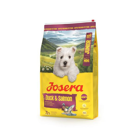 Josera krmivo pro psy Mini Junior kachna a losos 10 kg