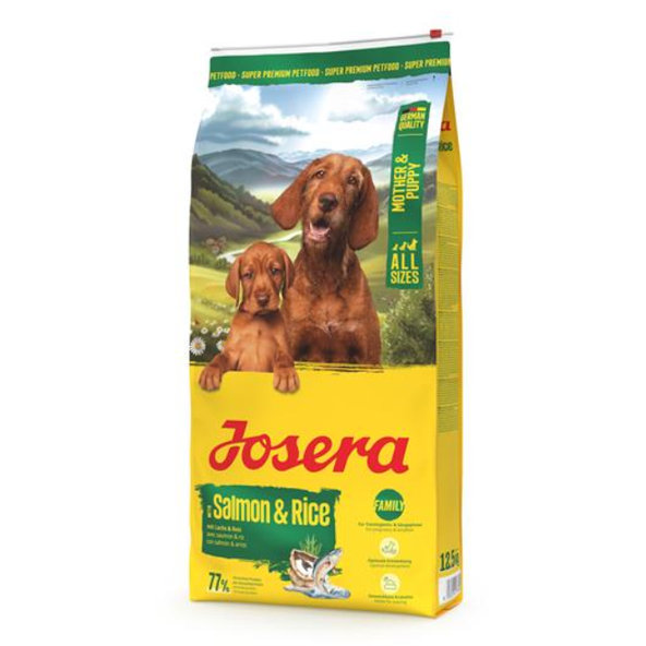 Josera krmivo pro psy Mother&Puppy losos a rýže 12,5 kg
