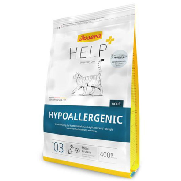 Josera VET dietní krmivo pro kočky Help Hypoallergenic GF 400 g