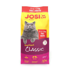 JosiCat Sterilised Classic granule pro sterilizované kočky 15 kg + 3 kg