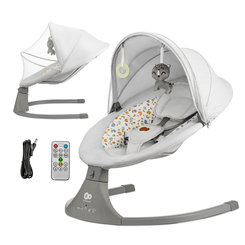 Kinderkraft lehátko Lumi 2v1 9 kg Premium Light Grey