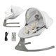 Kinderkraft lehátko Lumi 2v1 9 kg Premium Light Grey