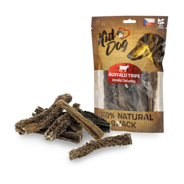 KD Natural Snack hovězí žaludek (dršťky) 100 g