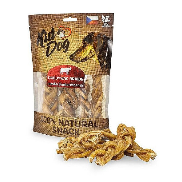 KD Natural Snack hovězí šlacha copánek 200 g