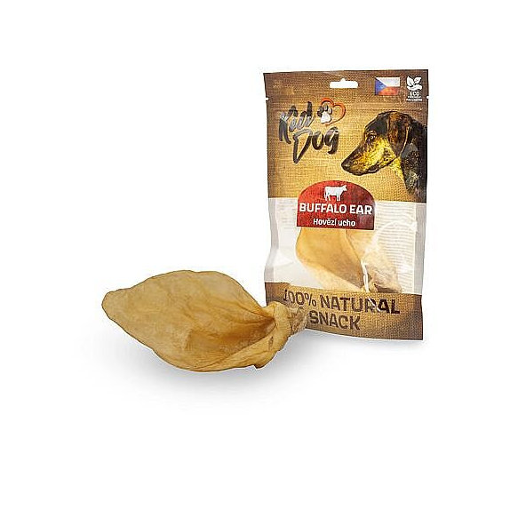 KD Natural Snack hovězí ucho přírodní 55-60 g