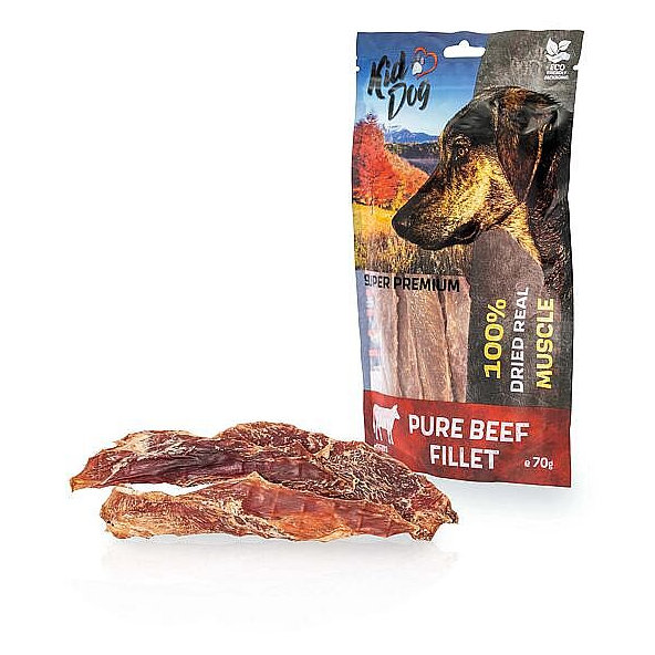 KD SUPER PREMIUM 100% hovězí čistá svalovina bez aditiv 70 g