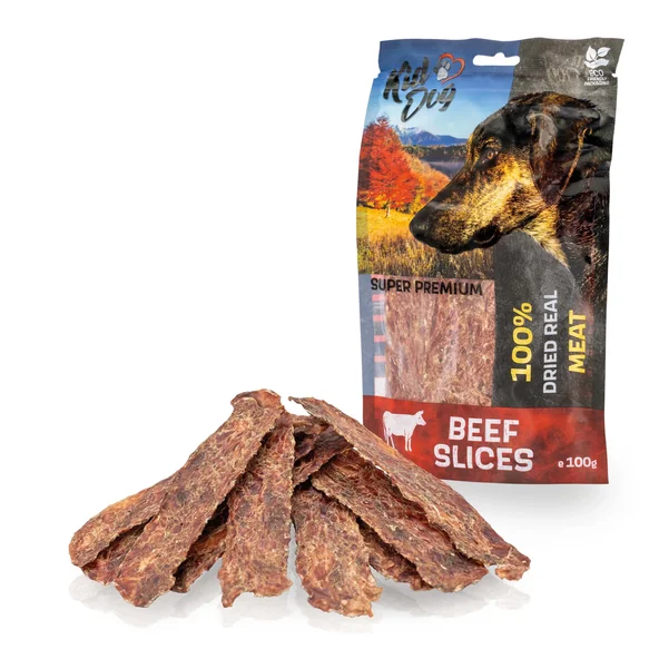 KD SUPER PREMIUM 100% hovězí plátky bez aditiv 100 g