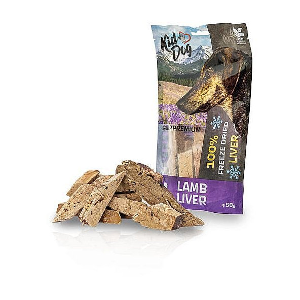 KD SUPER PREMIUM 100% jehněčí játra sušená mrazem 50 g