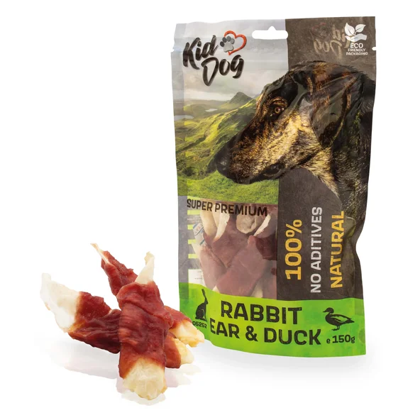 KD SUPER PREMIUM 100% kachní prsa na králičím uchu 150 g