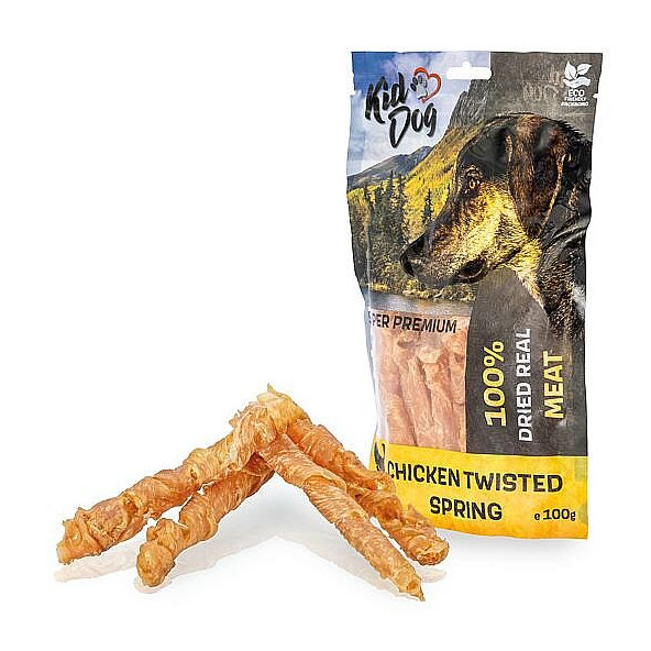 KD SUPER PREMIUM 100% kuřecí prsa ve spirále bez aditiv 100 g