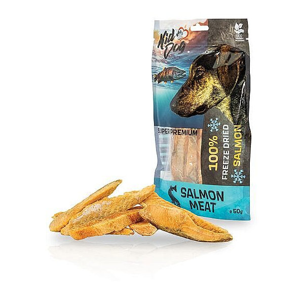 KD SUPER PREMIUM 100% losos kusy masa sušená mrazem 50 g