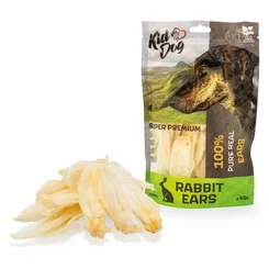 KD SUPER PREMIUM 100% přírodní králičí uši 50 g