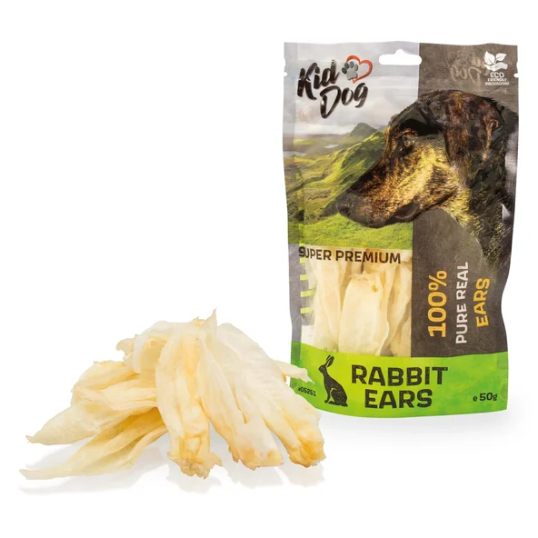 KD SUPER PREMIUM 100% přírodní králičí uši 50 g