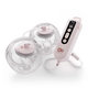 Kinderkraft odsávačka mlieka Double Hands-free Gentle Flow Pink