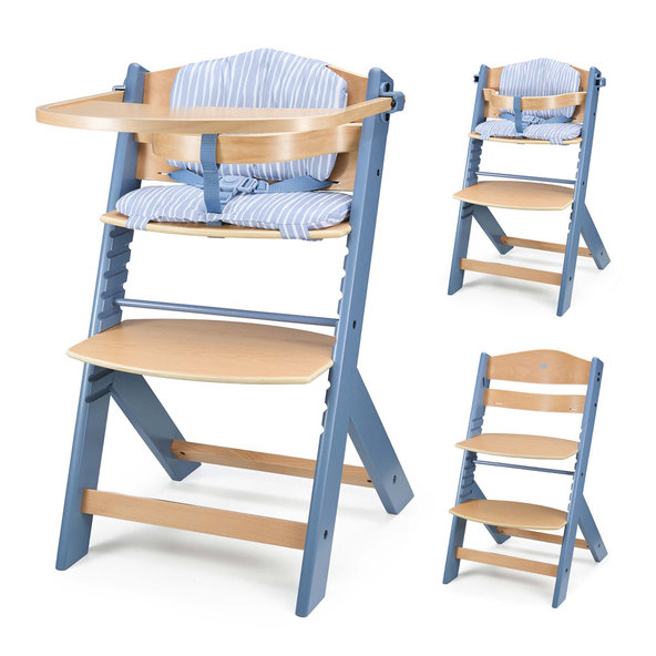 Kinderkraft jídelní židlička Nordic Breeze s polštářem