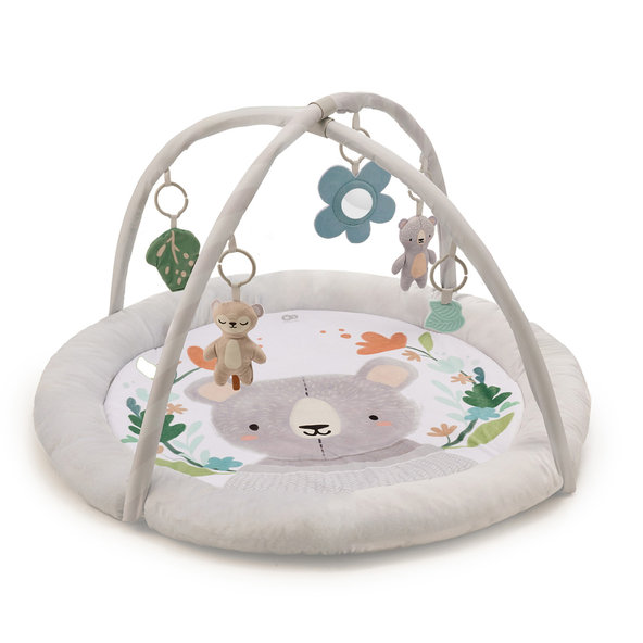 Kinderkraft hracia deka s hrazdičkou Cozyplay Light Grey