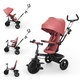 Kinderkraft trojkolka Aston 2 Plus Pink 9m+
