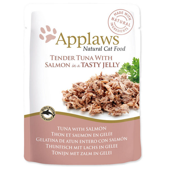 Applaws Cat kapsička Tuna Fillet with Salmon v želé 70 g