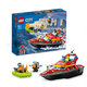 LEGO City hasičská záchranná loď a člun 60373