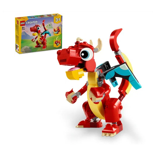 LEGO Creator červený drak 3 v 1 31145