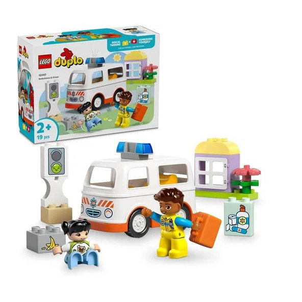 LEGO DUPLO sanitka a řidič 10447